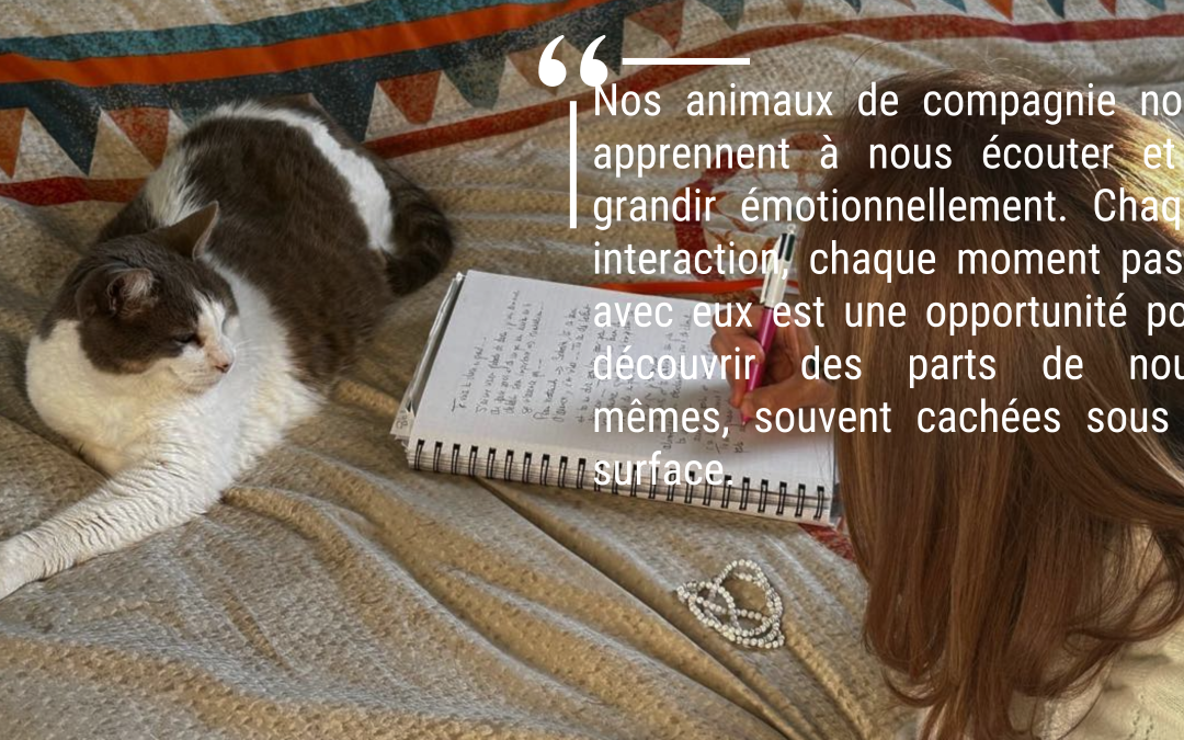 Communication animale et émotions, Animaux miroir des émotions humaines, Comprendre les émotions grâce aux animaux, Impact des émotions humaines sur les animaux, Animaux révélateurs d’émotions profondes, Relation humain-animal et émotions, Énergie émotionnelle et comportement animal, Comment les animaux captent nos émotions, Communication intuitive avec les animaux, Bien-être émotionnel humain et animal, École « La Goutte d’Eau du Colibri », Messages émotionnels des animaux, Comportements animaux et émotions humaines, Révélations émotionnelles par la communication animale, Sensibilité des animaux aux émotions humaines, Communication animale, Révélation des émotions humaines, Animaux miroirs des émotions, Impact des émotions humaines sur les animaux, Écoute des animaux de compagnie, Relation humain-animal, Comprendre le comportement des animaux, Animaux et énergies humaines, Communication intuitive avec les animaux, Libérer ses émotions grâce aux animaux, École « La Goutte d’Eau du Colibri », Comportement émotionnel des animaux, Shaïna communicatrice animale, Introspection grâce aux animaux, Miroir émotionnel des animaux.